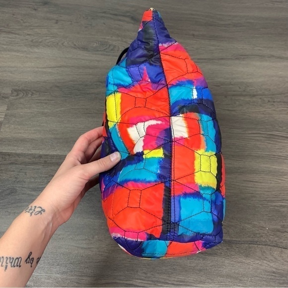 Kate Spade Bon Shopper Signature Spade Quilted Multi Color Tote Bag - Picture 5 of 10